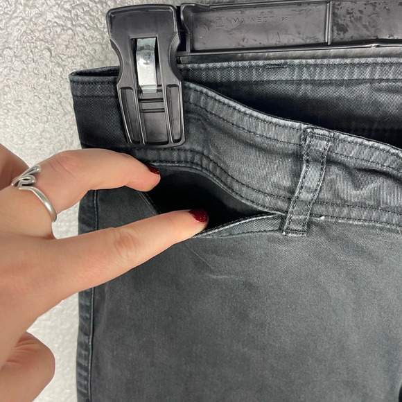 Everlane Women’s High Rise Wide Leg Crop Chino Pants Black Sz 4 Cotton Casual - Picture 6 of 8